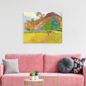 Paul Gauguin - Tahitian Landscape Canvas Afdruk (Insitu (Woonkamer))