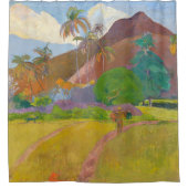 Paul Gauguin - Tahitian Landscape Douchegordijn (Voorkant)