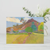 Paul Gauguin - Tahitian Landscape Kaart (Staand voorkant)