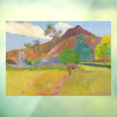 Paul Gauguin - Tahitian Landscape Raamsticker (Vel 3)