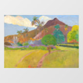 Paul Gauguin - Tahitian Landscape Raamsticker (Vel)