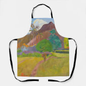 Paul Gauguin - Tahitian Landscape Schort (Voorkant)