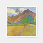 Paul Gauguin - Tahitian Landscape Servet (Voorkant)