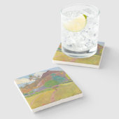 Paul Gauguin - Tahitian Landscape Stenen Onderzetter (Zijkant)