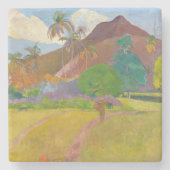Paul Gauguin - Tahitian Landscape Stenen Onderzetter (Voorkant)