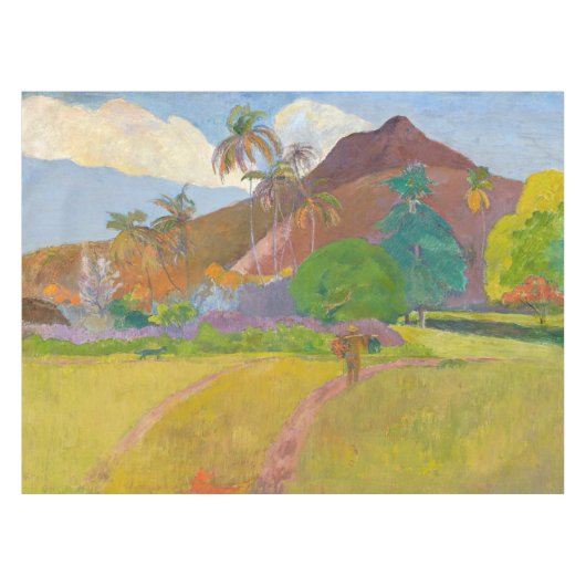 Paul Gauguin - Tahitian Landscape Tafelkleed (Voorkant (Horizontaal))