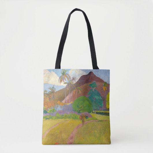 Paul Gauguin - Tahitian Landscape Tote Bag (Voorkant)