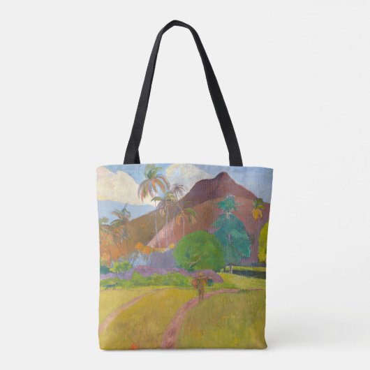 Paul Gauguin - Tahitian Landscape Tote Bag (Achterkant)