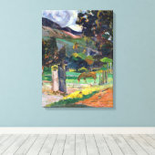Paul Gauguin Tahitian Landschap Canvas Afdruk (Insitu (Houten vloer))