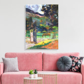 Paul Gauguin Tahitian Landschap Canvas Afdruk (Insitu (Woonkamer))