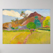 Paul Gauguin Tahitian Landschap Poster (Voorkant)