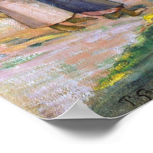 Paul Gauguin Tahitian Landschap Poster (Hoek)