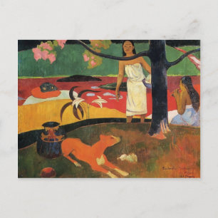 Paul Gauguin-Tahitian pastorale Briefkaart