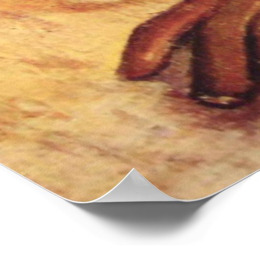 Paul Gauguin Tahitian Vrouwen op het strand Poster (Hoek)