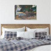 Paul Gauguin - Te burao - De Hibiscus-boom Canvas Afdruk (Insitu (Slaapkamer))