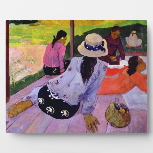 Paul Gauguin | The Siesta, 1891-2 (olie op doek) Fotoplaat (Voorkant)