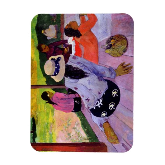 Paul Gauguin | The Siesta, 1891-2 (olie op doek) Magneet (Verticaal)