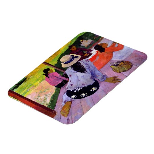 Paul Gauguin | The Siesta, 1891-2 (olie op doek) Magneet (Linkerzijde)