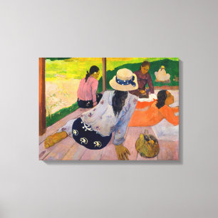 Paul Gauguin - The Siesta Canvas Afdruk