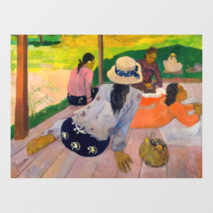 Paul Gauguin - The Siesta Raamsticker