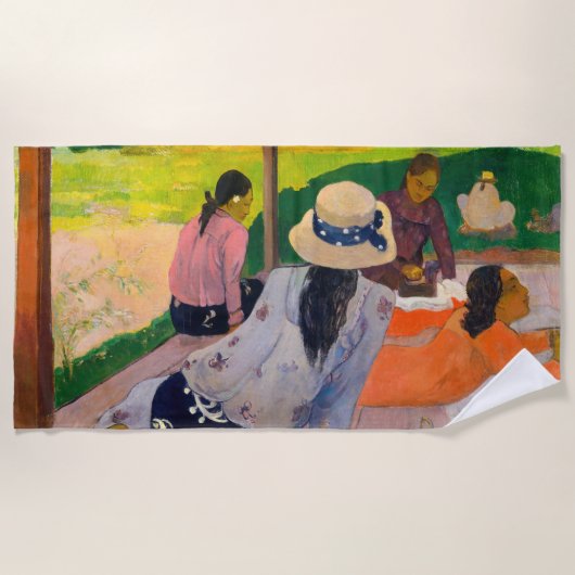 Paul Gauguin - The Siesta Strandlaken (Voorkant)
