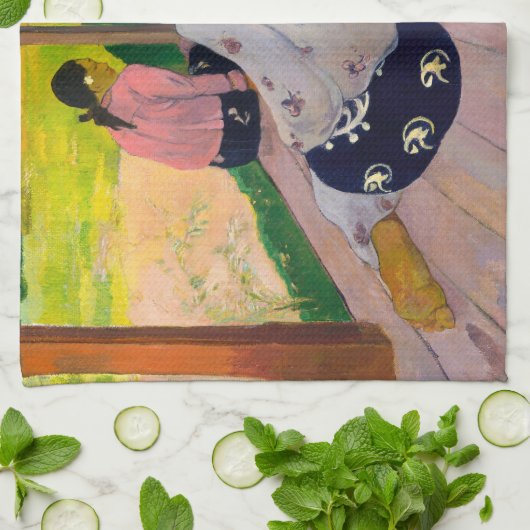 Paul Gauguin - The Siesta Theedoek (Gevouwen)