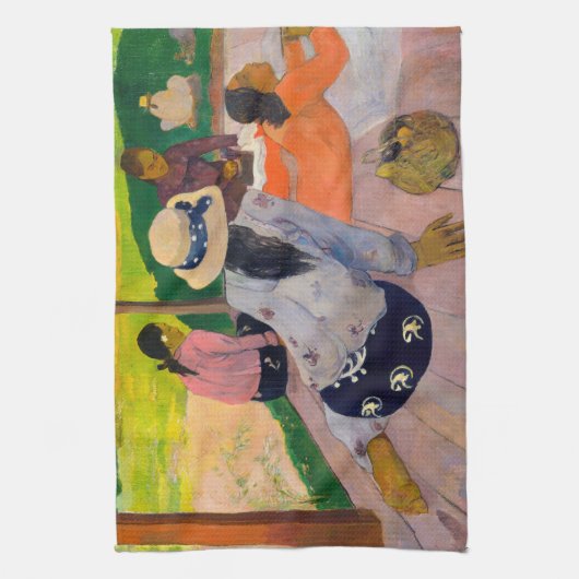 Paul Gauguin - The Siesta Theedoek (Verticaal)