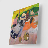 Paul Gauguin - The Siesta Vierkante Klok (Hoek)