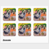 Paul Gauguin - The Siesta Vierkante Sticker (Vel)