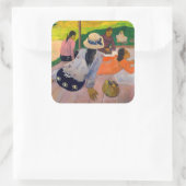 Paul Gauguin - The Siesta Vierkante Sticker (Tas)