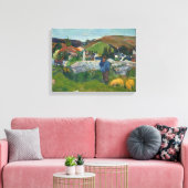 Paul Gauguin The Swineherd Canvas Afdruk (Insitu (Woonkamer))