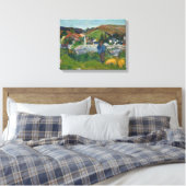 Paul Gauguin The Swineherd Canvas Afdruk (Insitu (Slaapkamer))