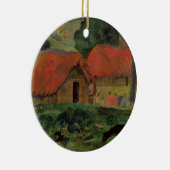 Paul Gauguin | The Three Huts, Tahiti, 1891-92 (oi Keramisch Ornament (Rechts)