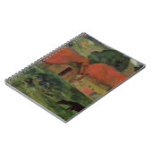 Paul Gauguin | The Three Huts, Tahiti, 1891-92 (oi Notitieboek (Linkerzijde)