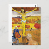 Paul Gauguin The Yellow Christus  Fine Art Briefkaart (Voorkant / Achterkant)