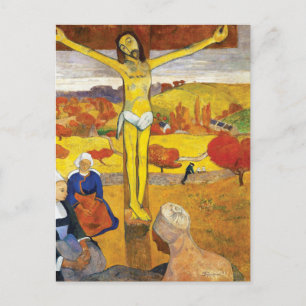 Paul Gauguin The Yellow Christus  Fine Art Briefkaart