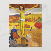 Paul Gauguin The Yellow Christus  Fine Art Briefkaart (Voorkant)