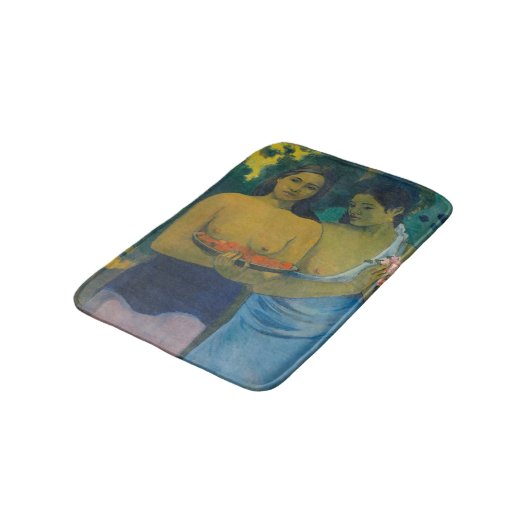 Paul Gauguin - Twee Tahitiaanse vrouwen Badmat (Gekanteld)