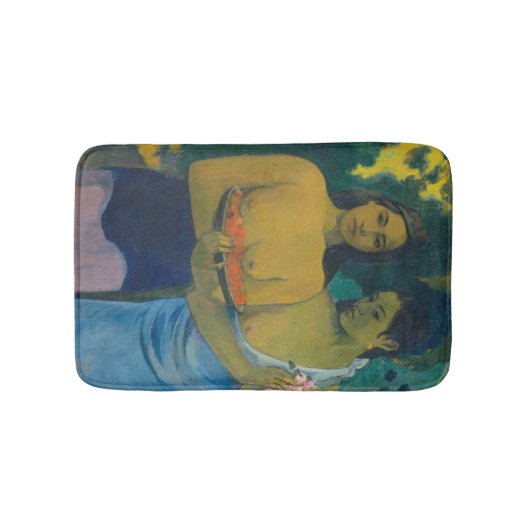 Paul Gauguin - Twee Tahitiaanse vrouwen Badmat (Voorkant)