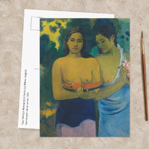 Paul Gauguin - Twee Tahitiaanse vrouwen Briefkaart