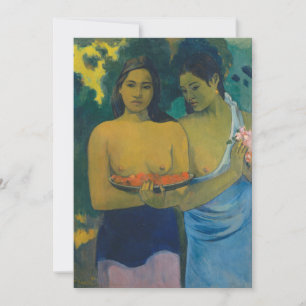 Paul Gauguin - Twee Tahitiaanse vrouwen Kaart