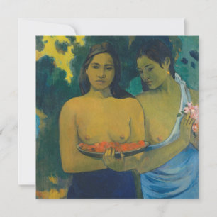 Paul Gauguin - Twee Tahitiaanse vrouwen Kaart