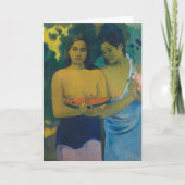 Paul Gauguin - Twee Tahitiaanse vrouwen Kaart (Voorkant)