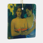 Paul Gauguin - Twee Tahitiaanse vrouwen Keramisch Ornament (Rechts)