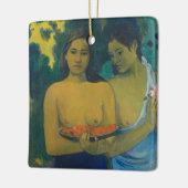 Paul Gauguin - Twee Tahitiaanse vrouwen Keramisch Ornament (Links)
