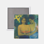 Paul Gauguin - Twee Tahitiaanse vrouwen Magneet (Voorkant / Achterkant)