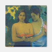 Paul Gauguin - Twee Tahitiaanse vrouwen Magneet (Voorkant)