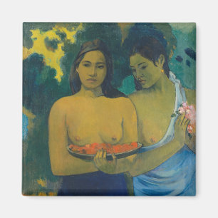 Paul Gauguin - Twee Tahitiaanse vrouwen Magneet