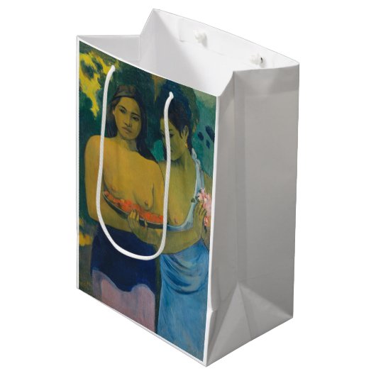 Paul Gauguin - Twee Tahitiaanse vrouwen Medium Cadeauzakje (Voorkant Gekanteld)