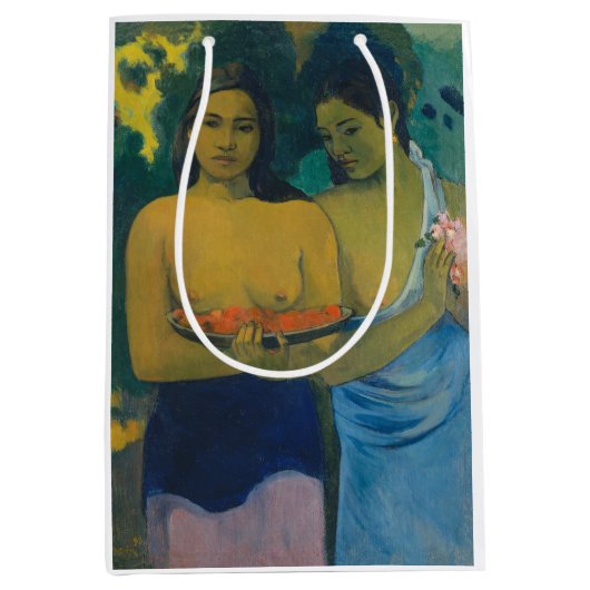 Paul Gauguin - Twee Tahitiaanse vrouwen Medium Cadeauzakje (Voorkant)